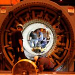Workers perform maintenance at the Duane Arnold Energy Center after the plant was shut down for refueling.
