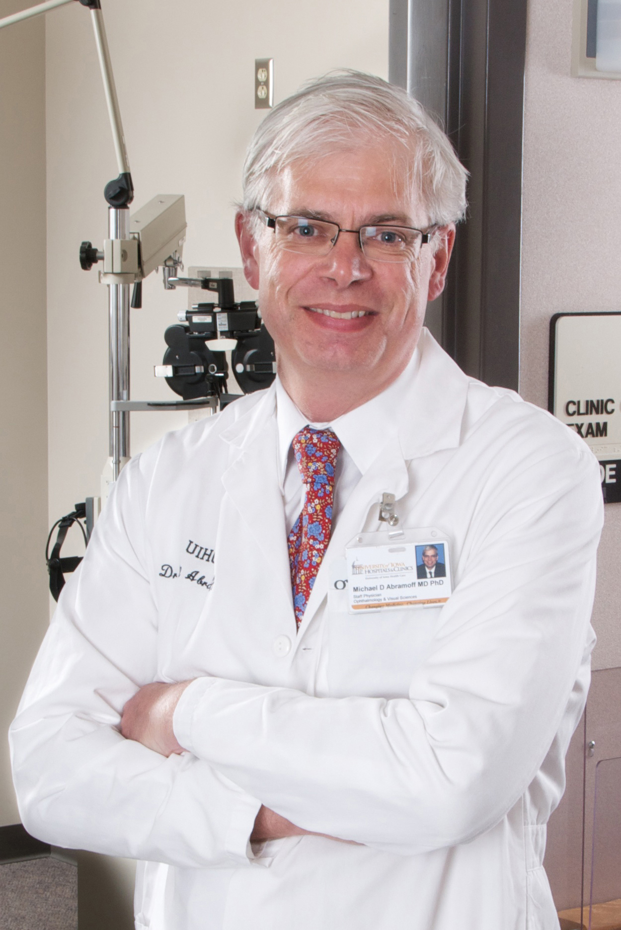 Dr. Abramoff white coat
