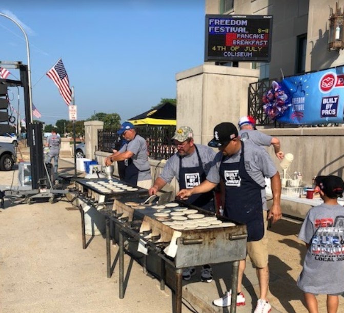 Freedom Fest pancake