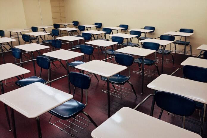 empty classroom