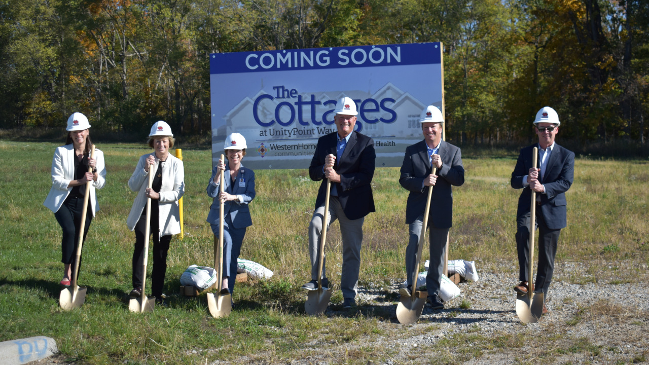 Ground Broken For The Cottages At UnityPoint Way