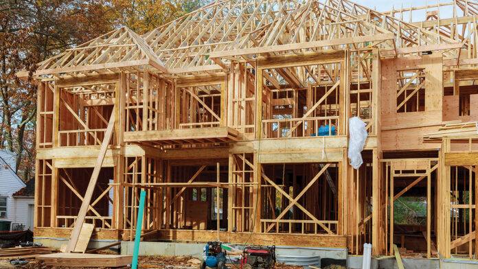 Single Family Home Construction - Building a New Wood Framed House