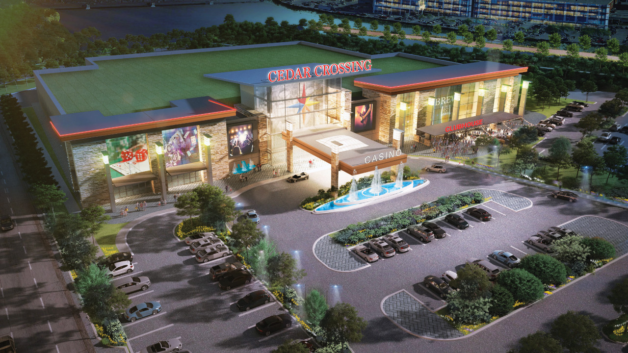 A rendering of the proposed Cedar Crossing casino project