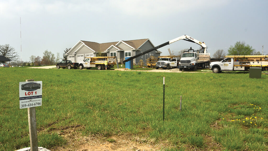 Construction of new homes has been delayed due to supply and workforce shortages.