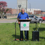 Joe Ahmann at First and First West groundbreaking