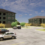 rendering for Green Park apartment project