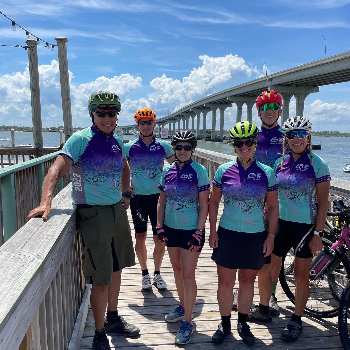 Team Biking to Remember, a group from Cedar Rapids, rode more than 3,000 miles on their bikes to help raise money and awareness for the Alzheimer’s Association’s The Longest Day campaign.