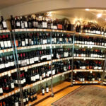 A selection of wines at the First Avenue Wine House in Cedar Rapids.