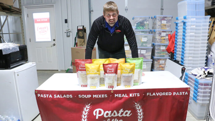 Pasta of the Prairie co-owner Tyler Steinkamp.