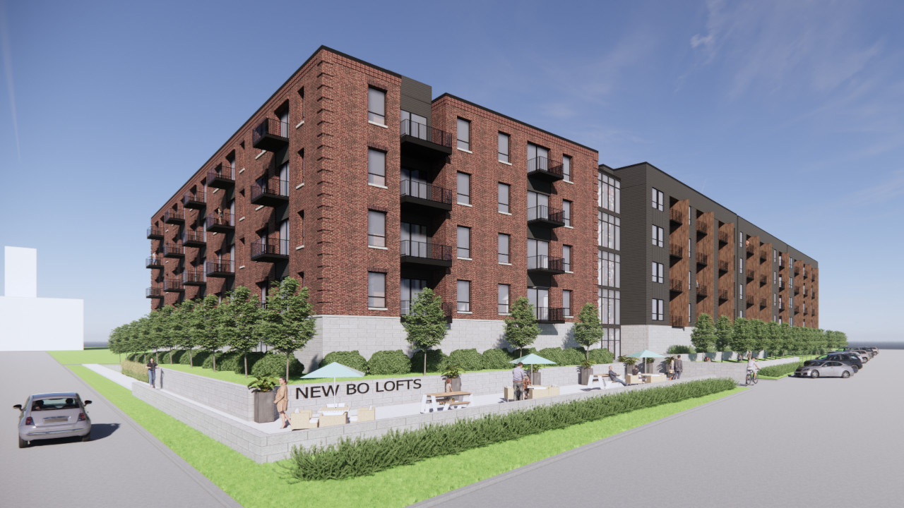 NewBo Lofts housing development rendering