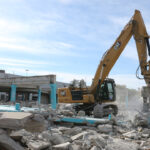 Lindale Mall parking ramp demolition