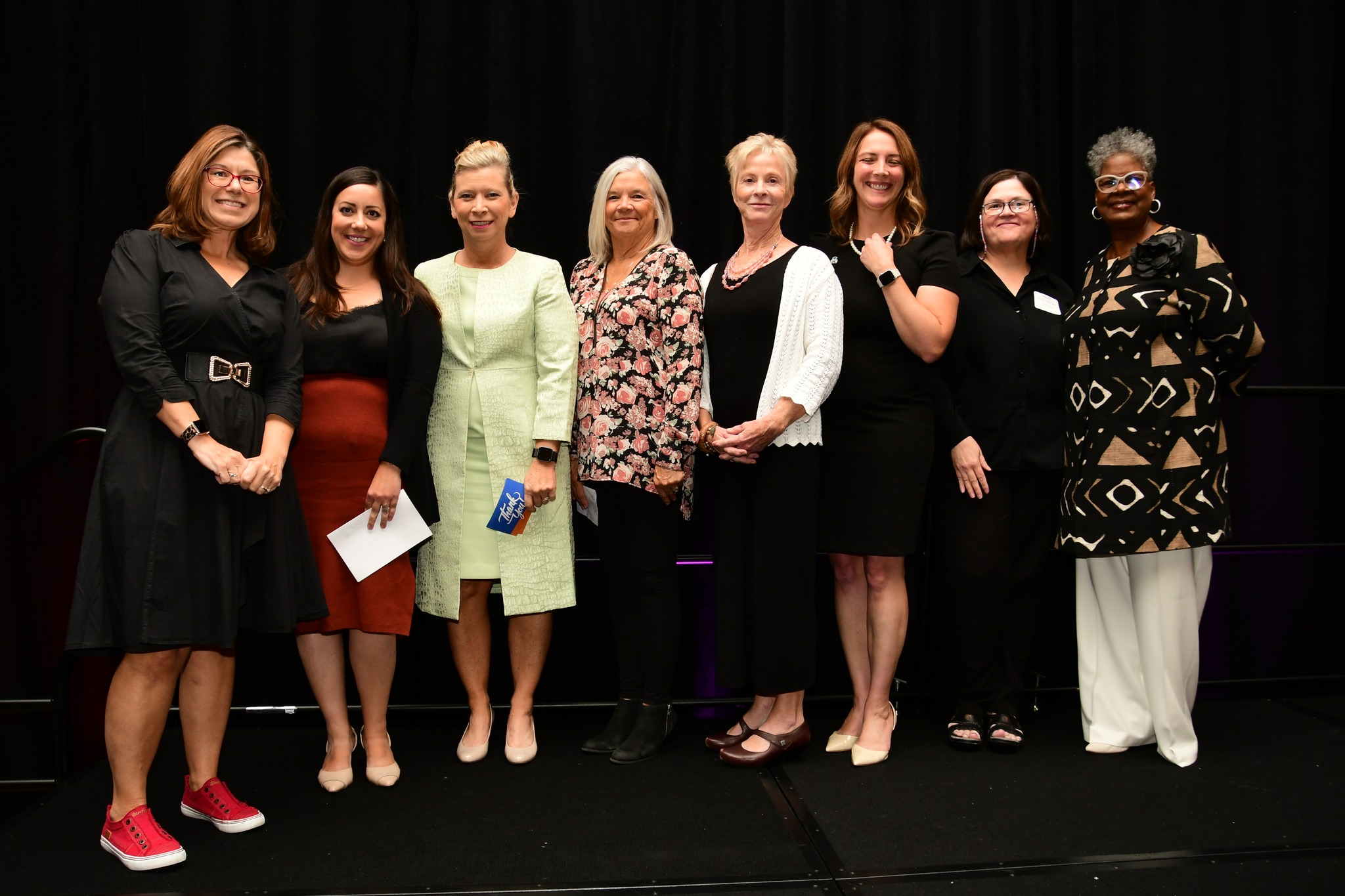 Representatives of each organization that was awarded the Iowa Women's Foundation's Core Grant