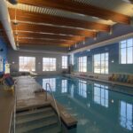The inside of Diventures' 8,000-square-foot facility in North Liberty, which features a heatead pool.