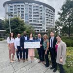 Team members from Northwestern Mutual Eastern Iowa that presented the check to the University of Iowa's Stead Family Children's Hospital.