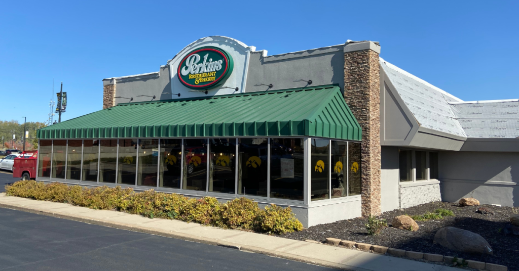 Perkins, almost fully remodeled following a fire in 2021, is set to open its doors once again Oct. 24 at 819 1st Avenue.
