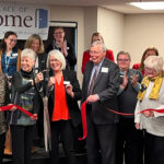 Attendees gathered for a ceremony Nov. 17 to mark the completion of the Catherine McAuley Center's $5 million fundraising campaign. CREDIT CATHERINE MCAULEY CENTER