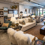As well as furniture, Mix Home Mercantile carries unique home furnishings such as local paintings, vases and decorative pillows.