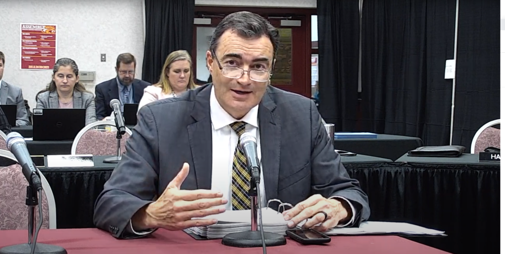 Rod Lehnertz, senior vice president for finance and operations at the University of Iowa, presented a series of capital improvements projects to the Board of Regents Nov. 9.
