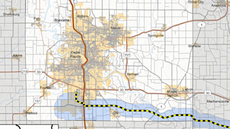 Linn County Wolf Carbon pipeline route