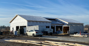 Barrett's Bakery under construction as seen Jan. 10. CREDIT NOAH TONG