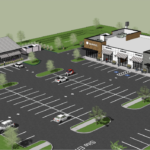 A rendering of a 14,000-square-feet development in Coralville featuring a new bakery and deli, as well a multi-tenant retail space. CREDIT STREAMLINE ARCHITECTS