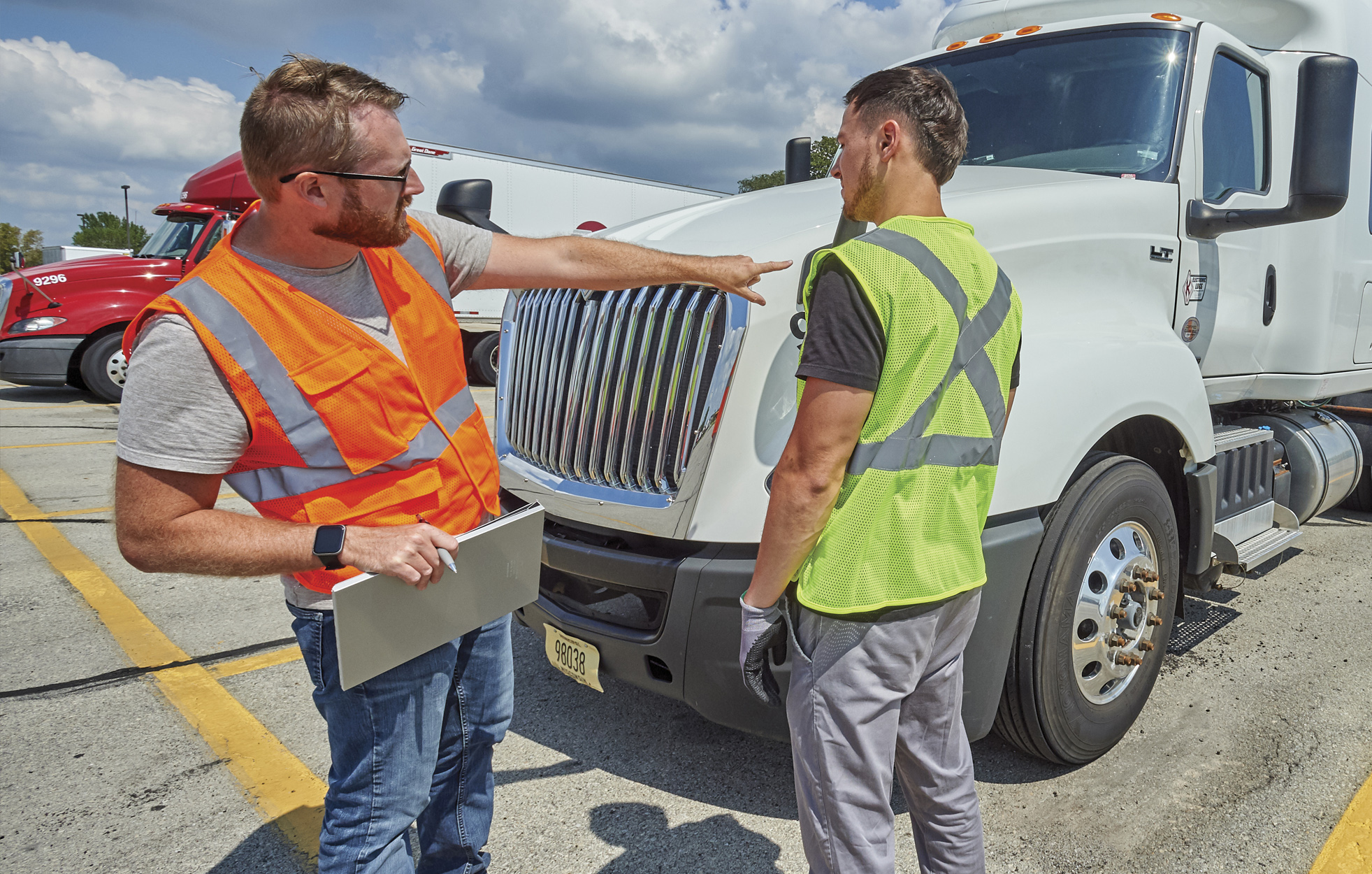 J.J. Keller's truck driver training program helps trainers ensure entry-level drivers are compliant on the road. CREDIT J.J. KELLER & ASSOCIATES