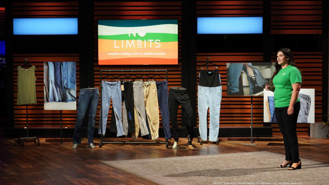 Founder Erica Cole presents her company, No Limbits, on ABC's Shark Tank. CREDIT CHRISTOPHER WILLARD/ABC