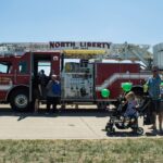 A North Liberty Fire Department truck CREDIT CITY OF NORTH LIBERTY