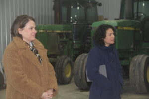 USDA Rural Development Director for Iowa (L) Theresa Greenfield and USDA Rural Development Under Secretary (R) Xochitl Torres Small. CREDIT USDA