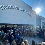 Supporters and organizers at the ribbon cutting for the new South District Market on March 28, 2023. CREDIT SOUTH DISTRICT MARKET