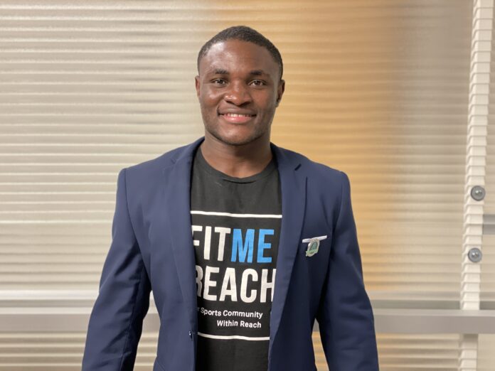 Dady Mansaray, creator of FitMeReach, also won the Immigrant Entrepreneurs Summit's pitch competition in 2022. CREDIT IOWA CITY AREA DEVELOPMENT GROUP