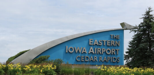 Eastern Iowa Airport passenger