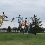 Eastern Iowa Airport Cedar Rapids sculpture