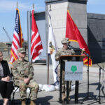 Flood gate ribbon cutting