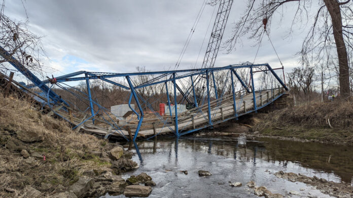 Linn County Bertram Blue Bridge