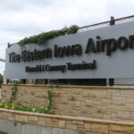 Eastern Iowa Airport terminal sign