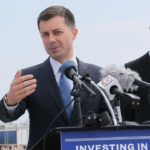 Buttigieg visit Cedar Rapids airport Rob Sand