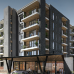 The "Gather Iowa" plan could re-envision Coralville's southeastern district. CREDIT RAEL DEVELOPMENT CORPORATION