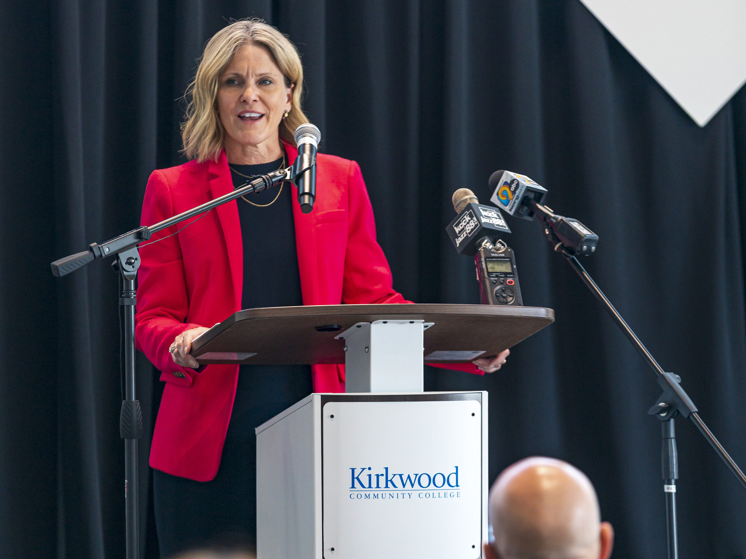 Kristie Fisher is Kirkwood's newest president. CREDIT KIRKWOOD COMMUNITY COLLEGE