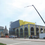 Construction of the Pickle Palace at First and First West is well underway.