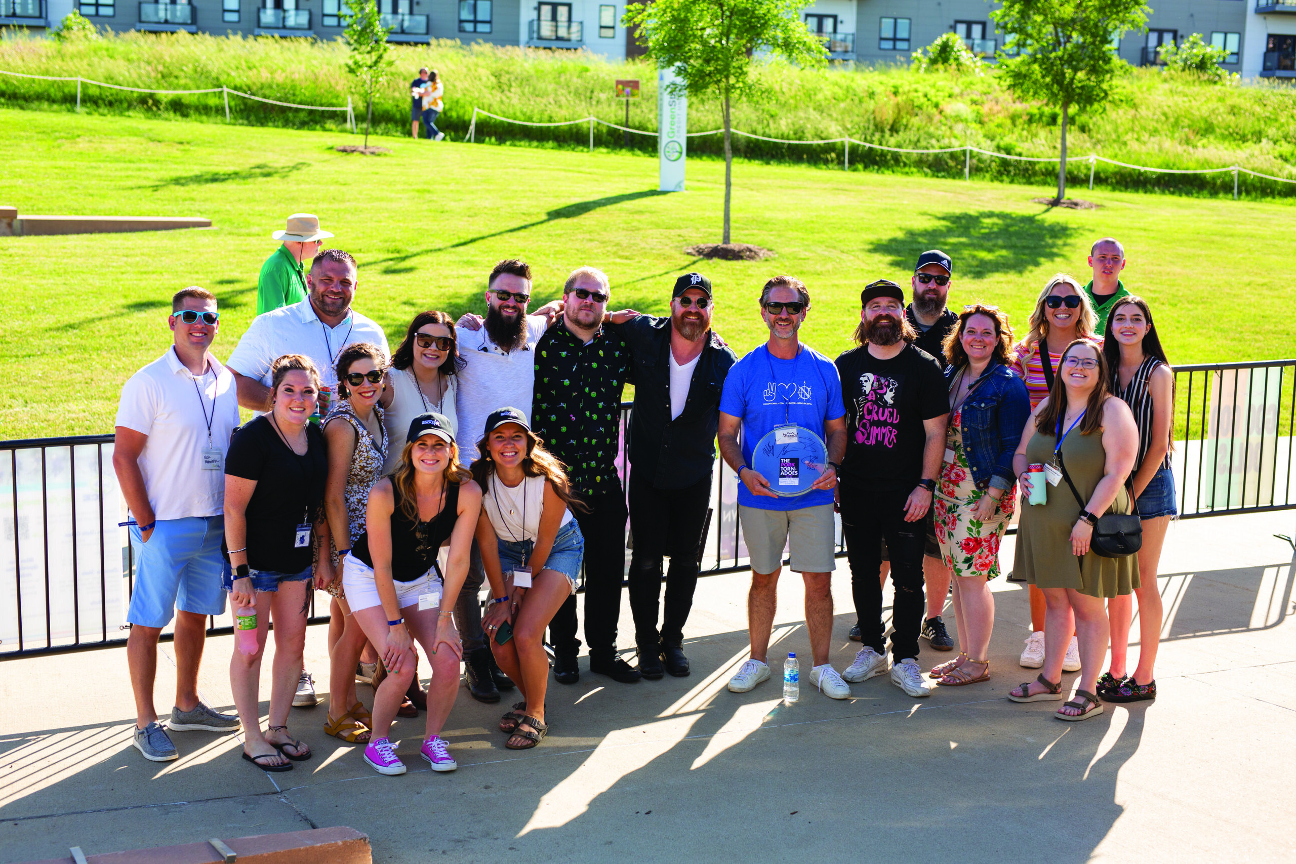 The TrueNorth team pictured at a company outing. CREDIT TRUENORTH