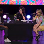 IEDA and IFA Director Debi Durham speaks on the Iowa Innovation podcast in front of a live crowd to begin EntreFEST 2023. CREDIT NEWBOCO
