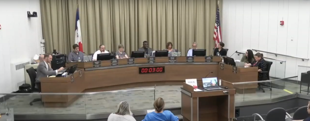 Iowa City Council, June 6, 2023. CREDIT IOWA CITY COUNCIL YOUTUBE