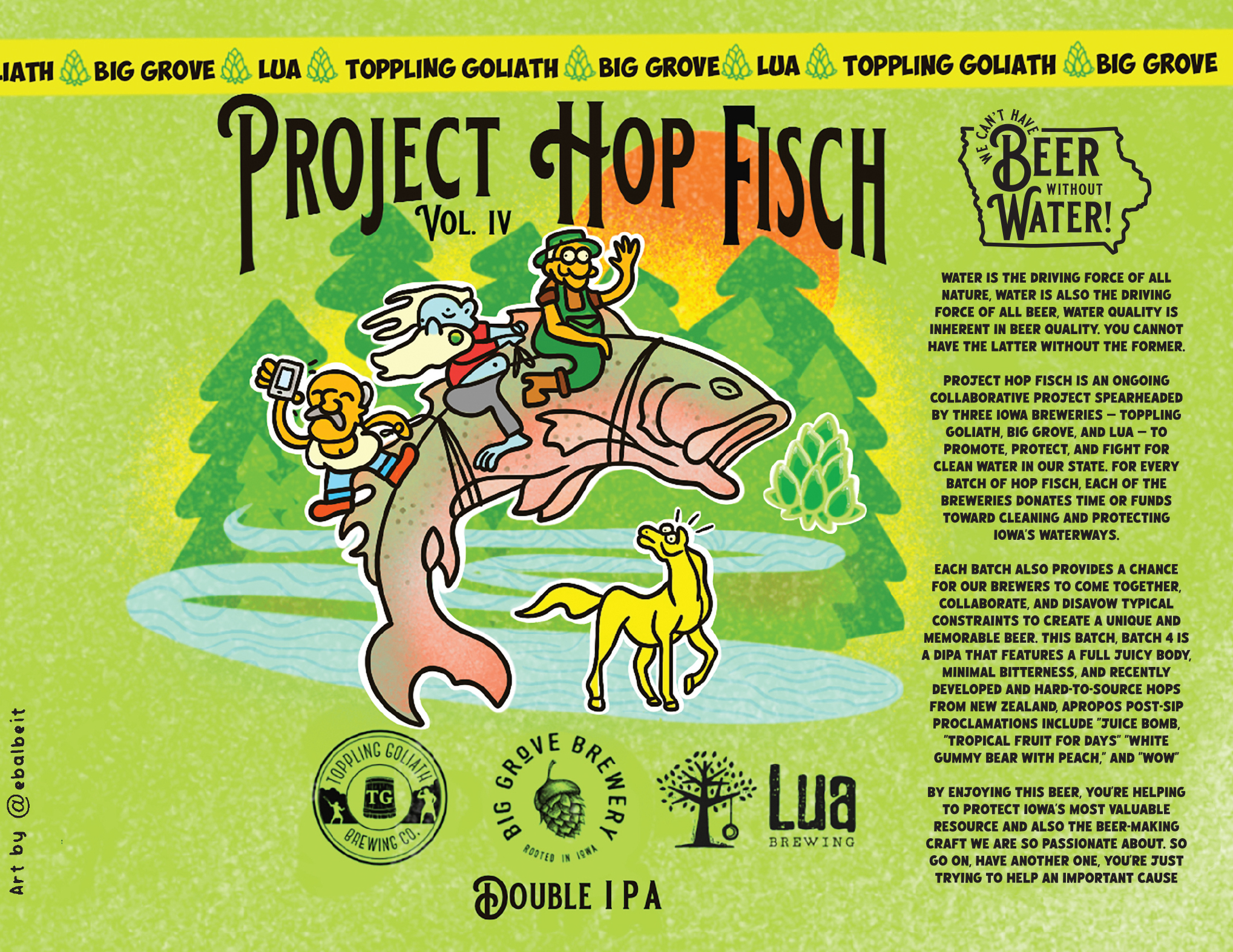 Project Hop Fisch big grove brewery