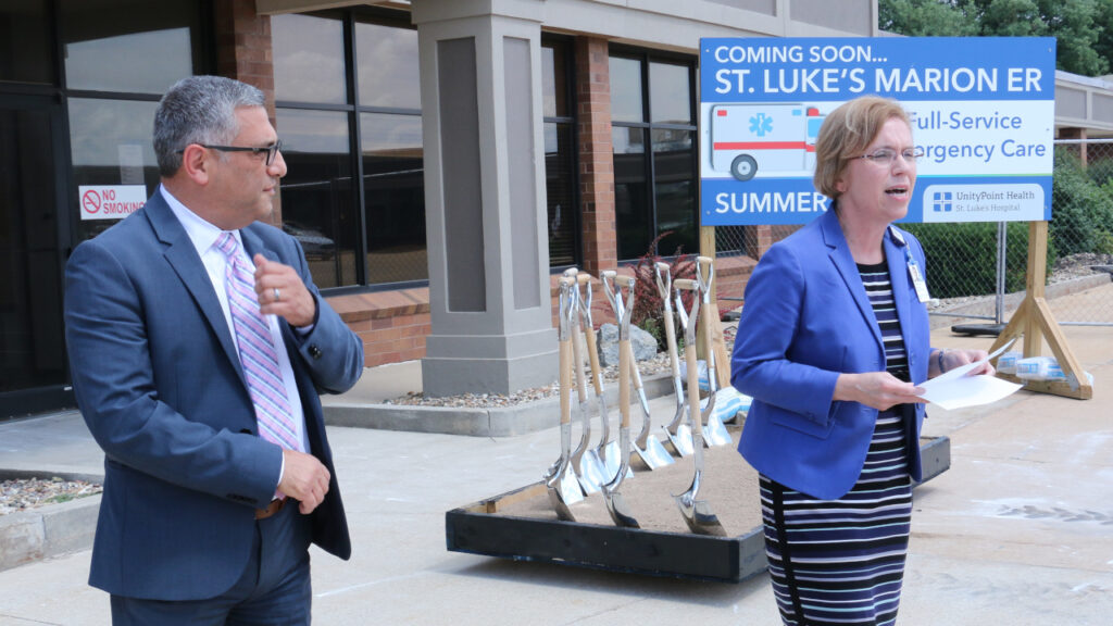 St. Luke's emergency room Marion groundbreaking