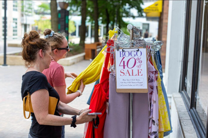 Iowa City Downtown Sidewalk sale