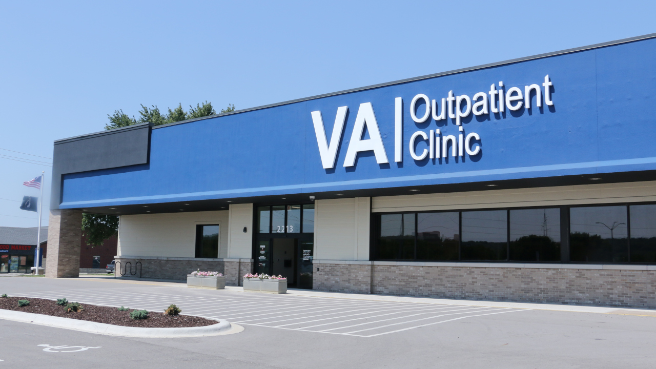 Coralville VA clinic exterior