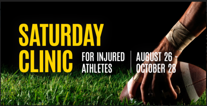 UI Sports Medicine will offer walk-in clinics for injured student athletes starting Saturday, Aug. 26. CREDIT UI Sports Medicine