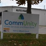 The sign for CommUnity Crisis Services