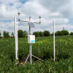 A hydrostation in Guthrie county. Congress’s Community Project Funding supports the installation of additional stream sensors and 30 new hydrostations along the Lower Cedar River and MaqAuoketa River watersheds. CREDIT UNIVERSITY OF IOWA